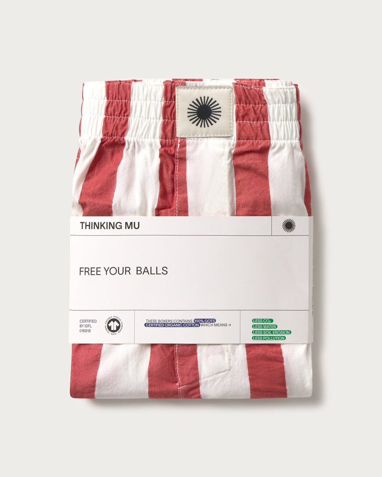 Boxer rayas rojas sostenible-pack