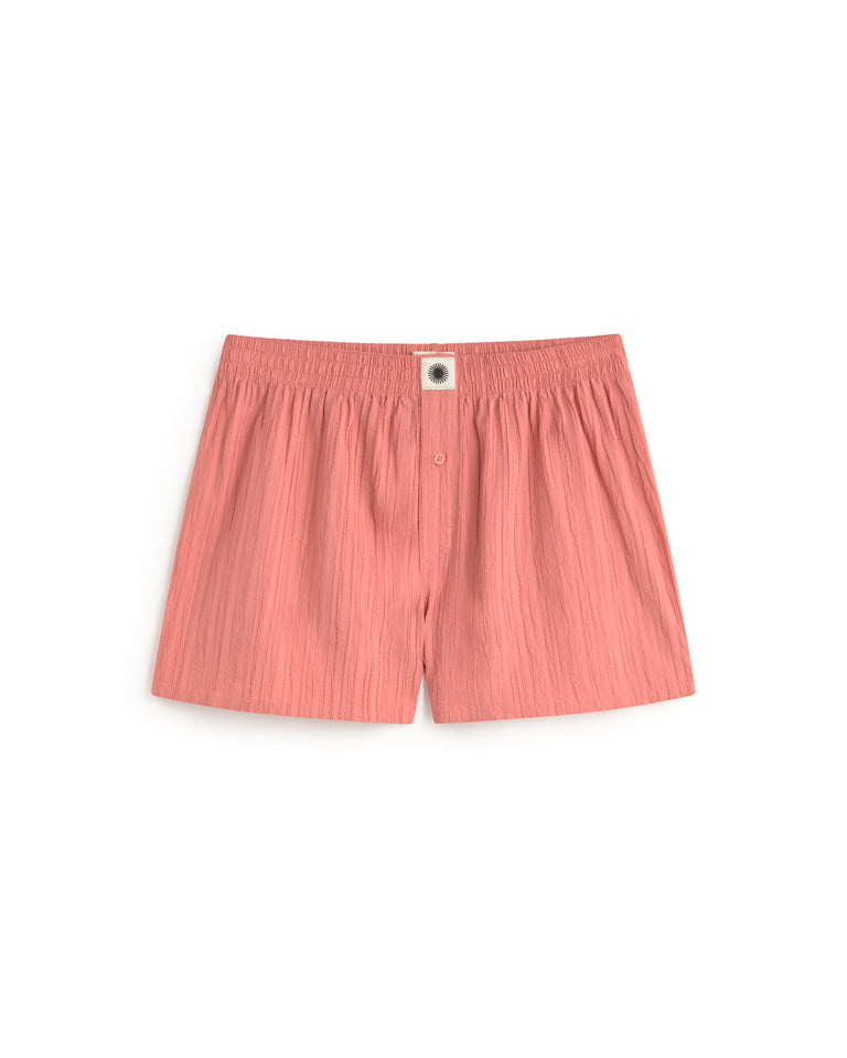 Boxer popcorn rosa sostenible silueta - 1