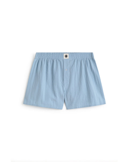 Boxer popcorn azul sostenible silueta - 1