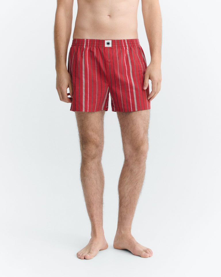 Boxer rayas rojo sostenible - 2