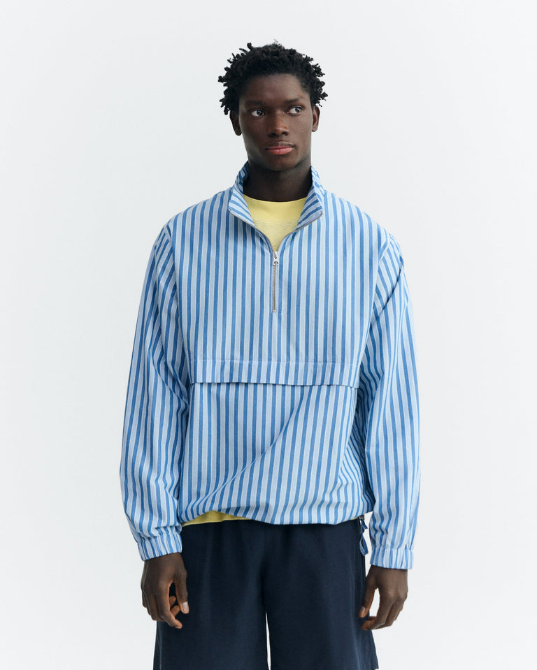 Chaqueta oversize rayas azul Reed sostenible - 2