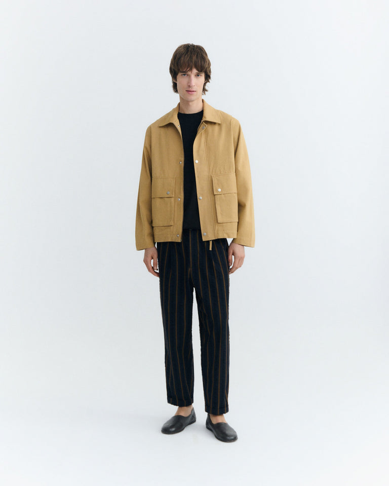 Chaqueta oversize camel Callum sostenible - 4