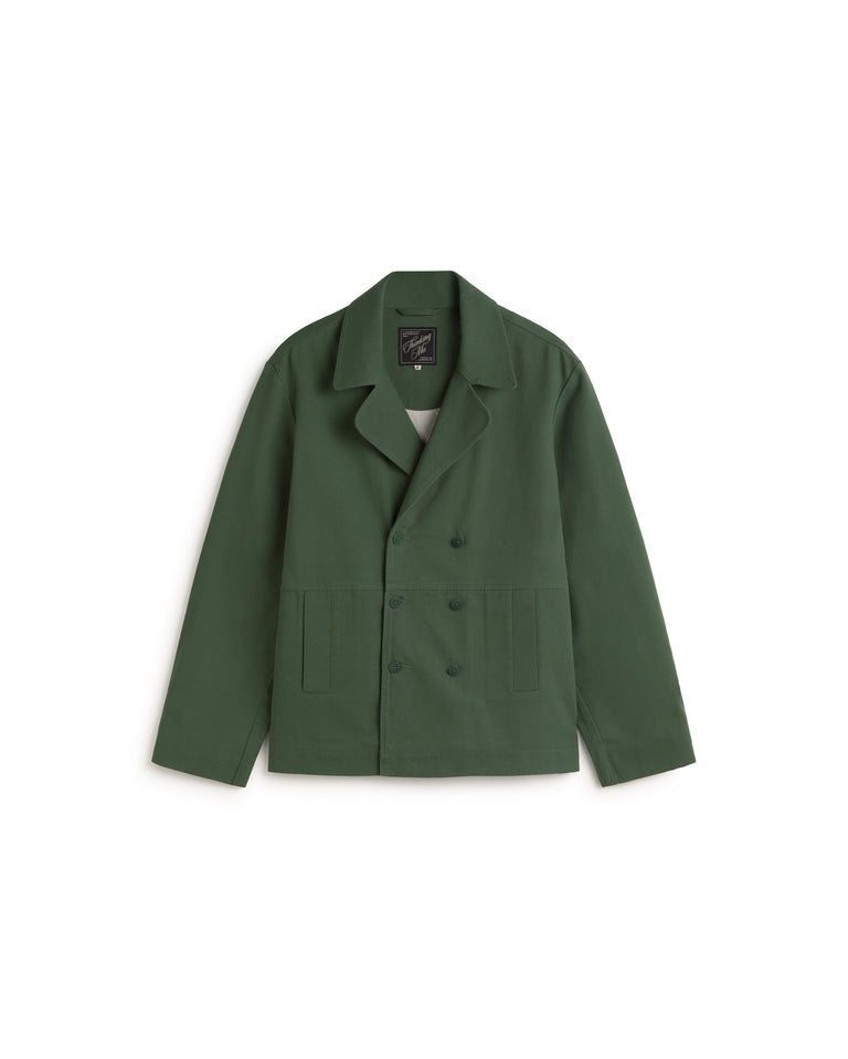 Chaqueta verde Soeb sostenible silueta - 1
