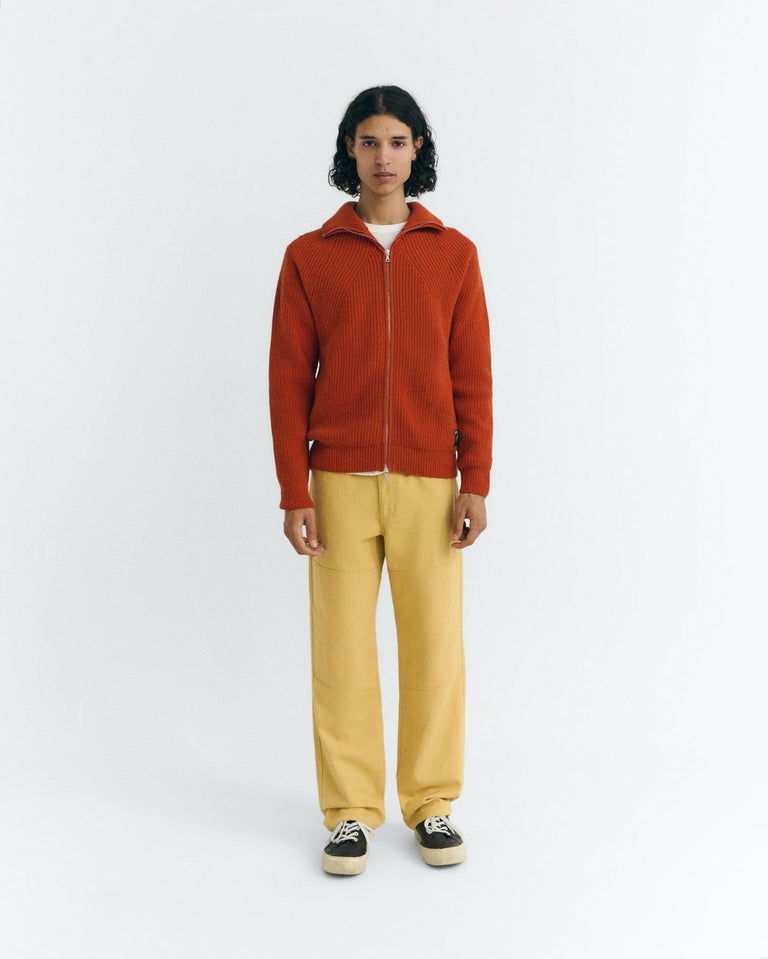 Jersey lana naranja Ekaiz sostenible - 2