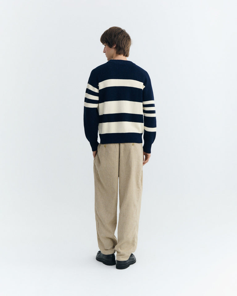 Jersey rayas algodón orgánico Santos sostenible - 4