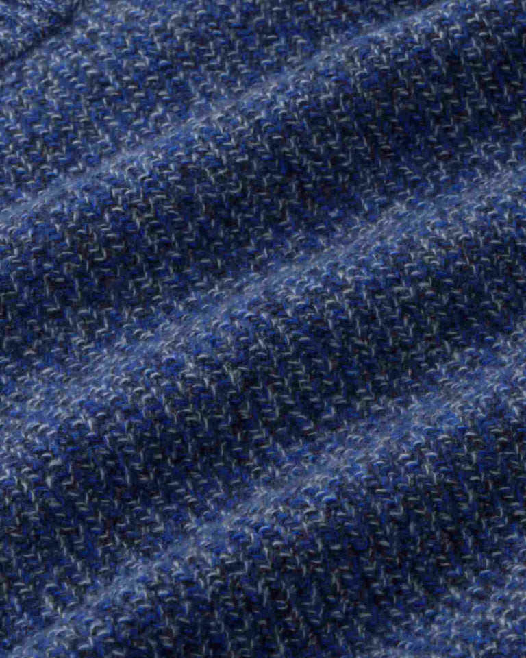 Jersey lana merino azul Santos sostenible silueta - 2