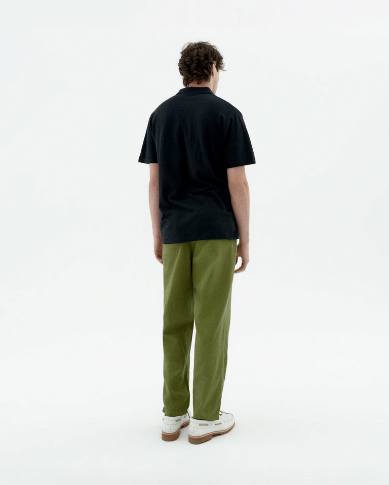 Pantalón verde Hemp Moero sostenible-4