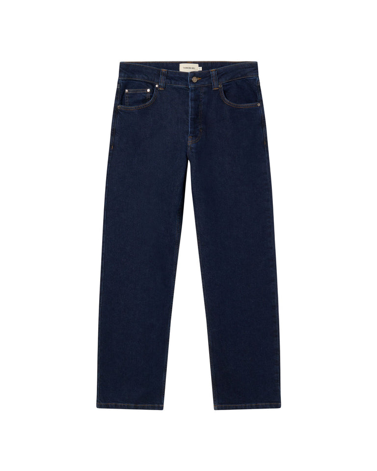 Pantalón dark clean denim David sostenible - silueta 1