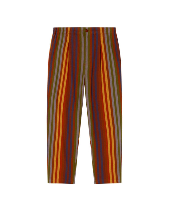 Pantalón multicolor rayas Luc sostenible - silueta 1