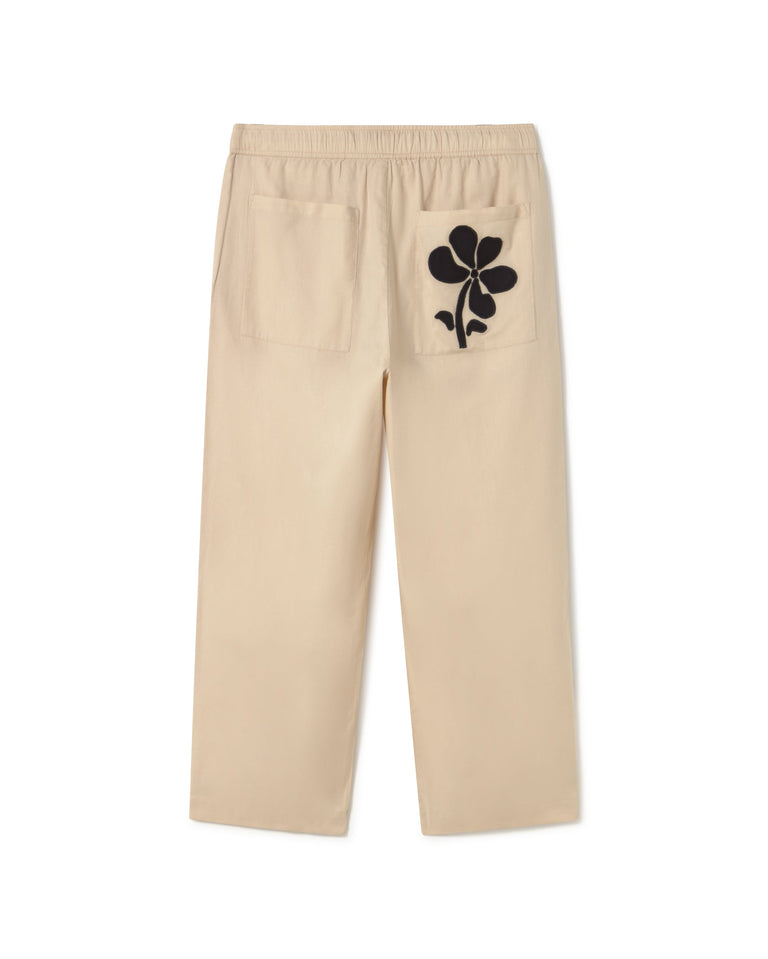 Pantalón crudo marygold  Marcelo sostenible- silueta 3