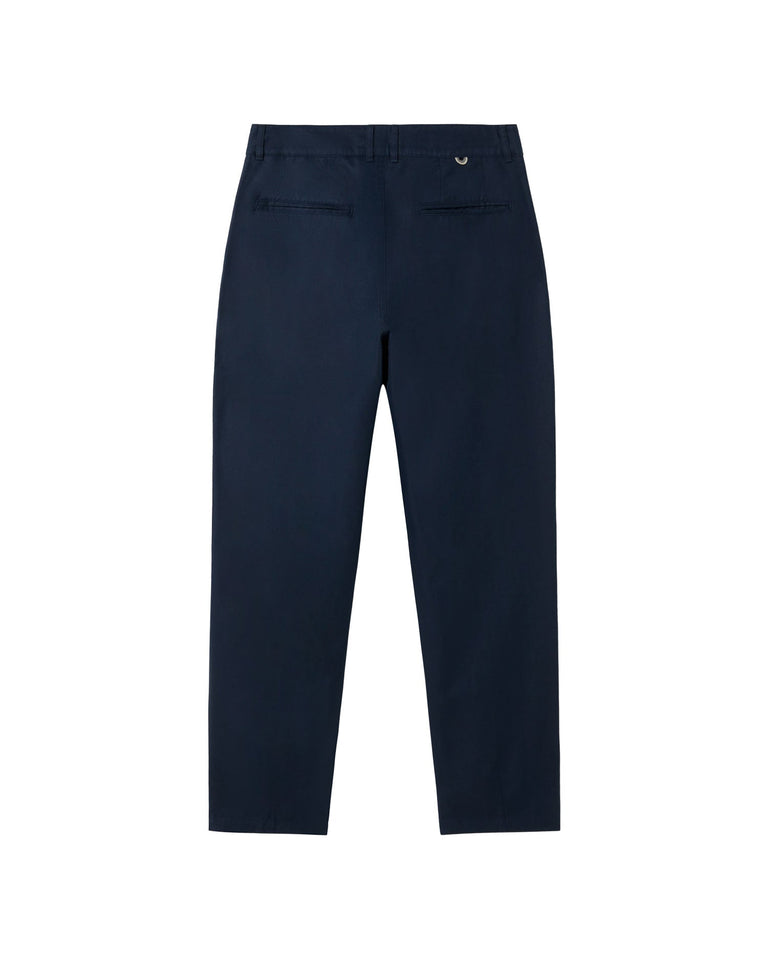 Pantalón navy hemp Moero sostenible - silueta 1
