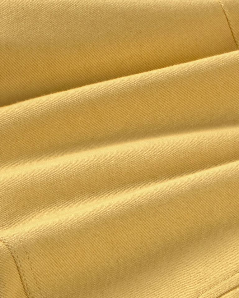 Pantalón recto amarillo Stan sostenible silueta - 2