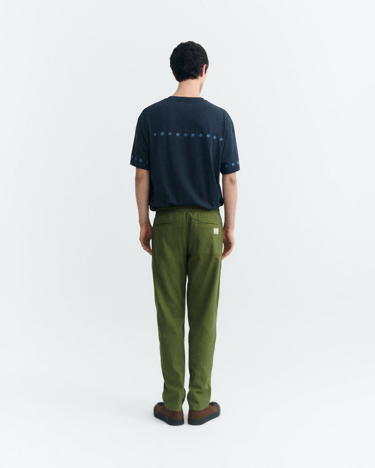 Pantalón recto verde Travel light sostenible - 5