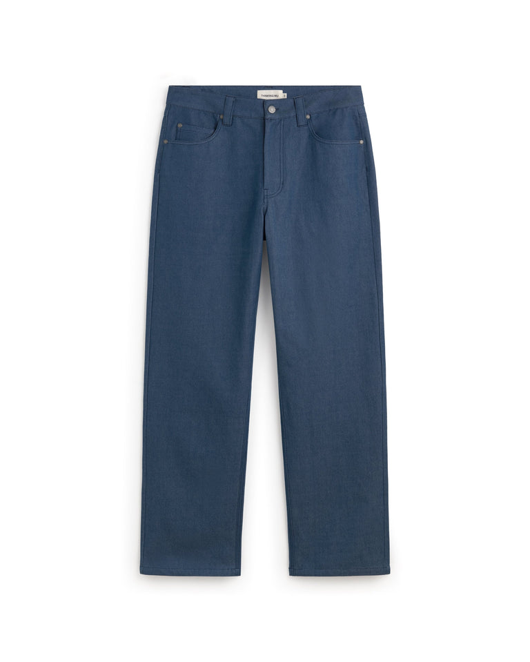 Jeans rectos tinte natural indigo David sostenible silueta - 1