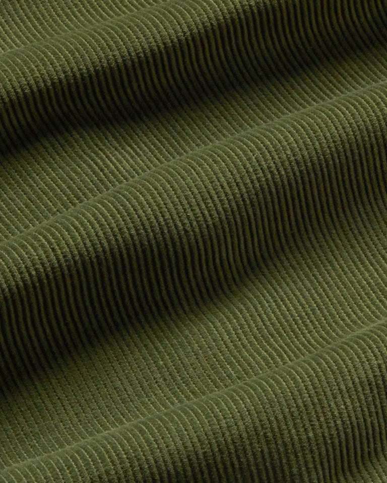 Sobrecamisa verde pana Theo sostenible-silueta-2