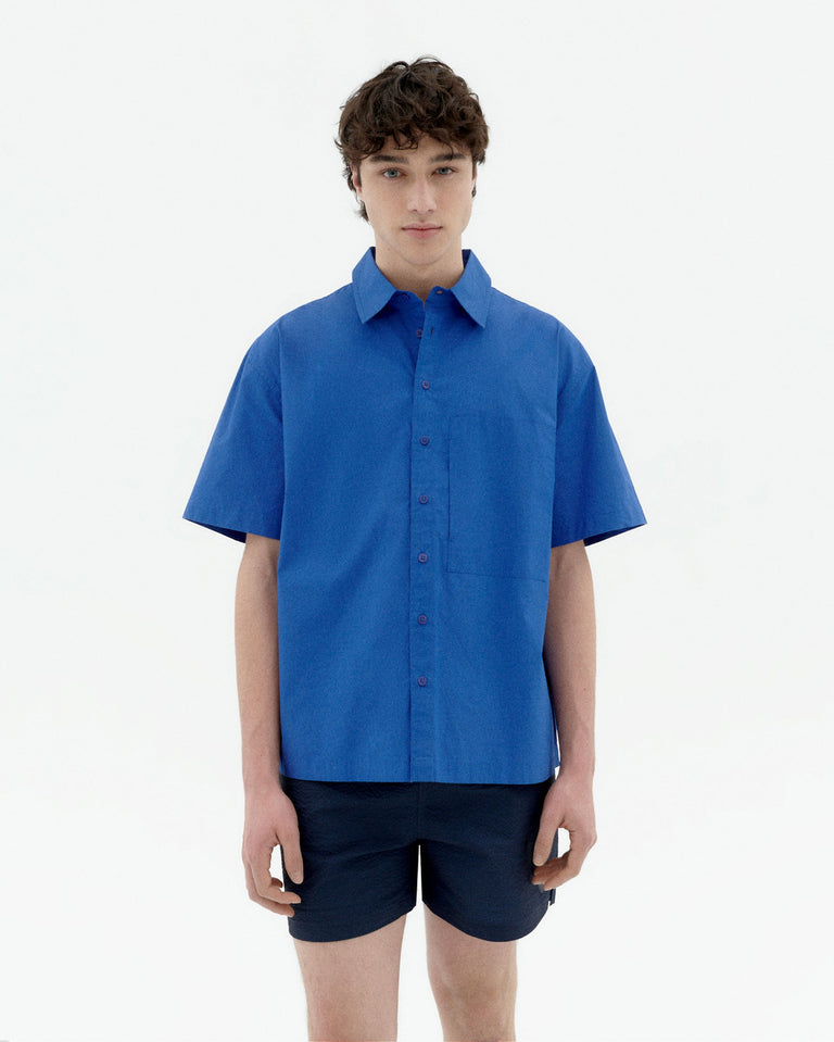 Camisa azul Kurt sostenible-1