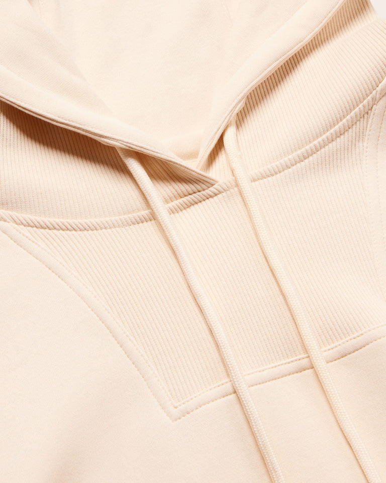 Sudadera cruda Andrea unisex sostenible-silueta-5