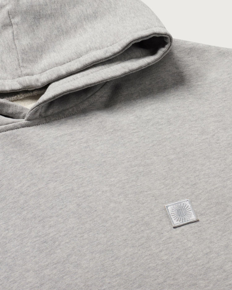Sudadera capucha gris sol contrast Simon sostenible - silueta 3