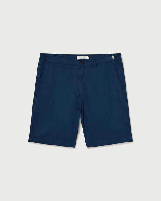 Bermuda navy hemp Alex sostenible  - silueta 1