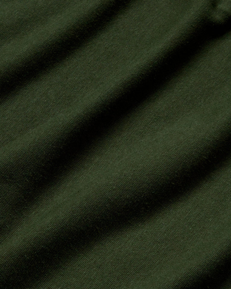 Camiseta gruesa verde hemp Roy sostenible-silueta-2