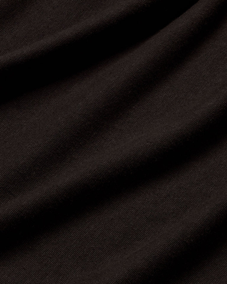 Camiseta gruesa negra hemp Doug sostenible - silueta 2