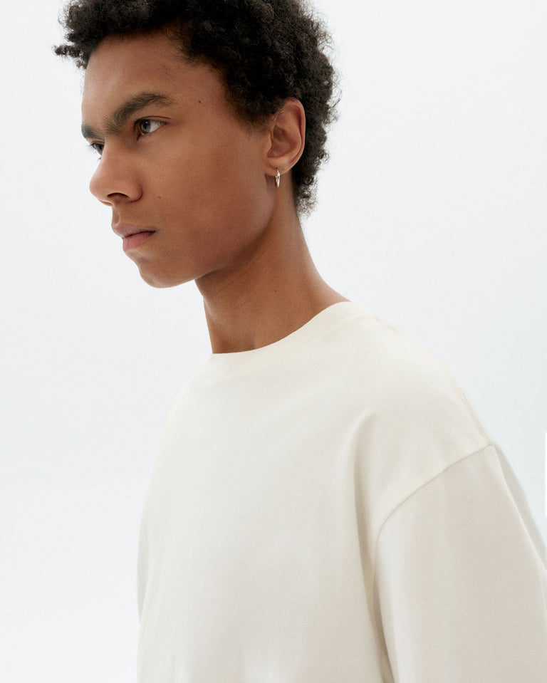 Camiseta loose blanca Eric sostenible - 3