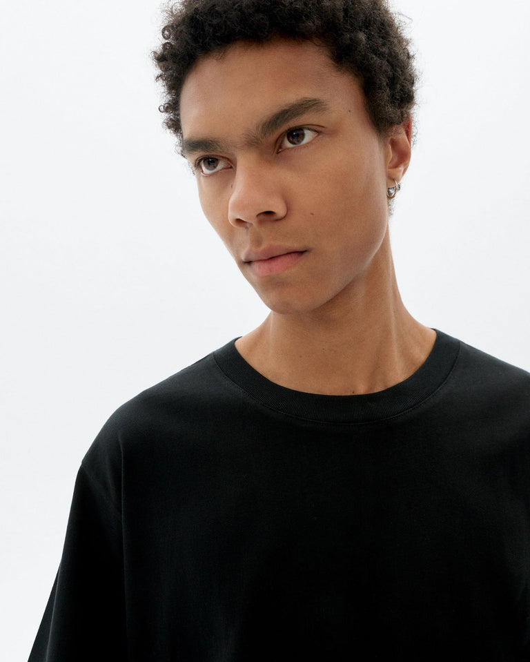 Camiseta loose negra Eric sostenible - 3