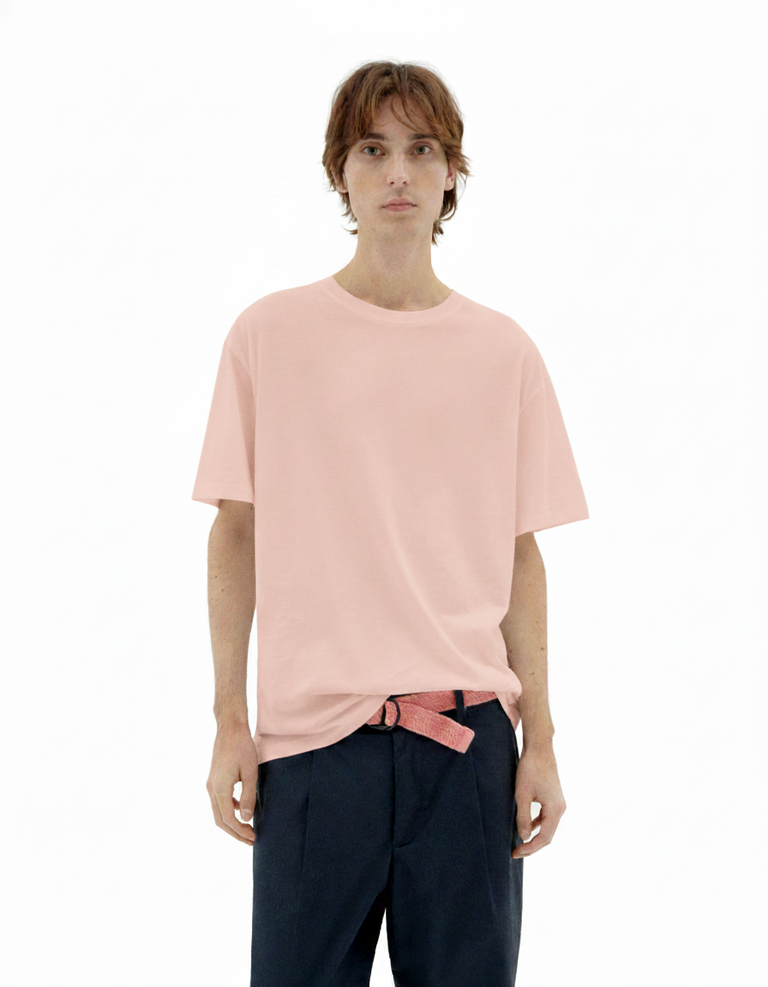 Camiseta rosa Aaron sostenible - 1
