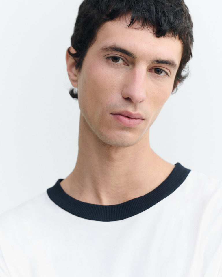 Camiseta manga larga puños verdes Emilio R sostenible - 3