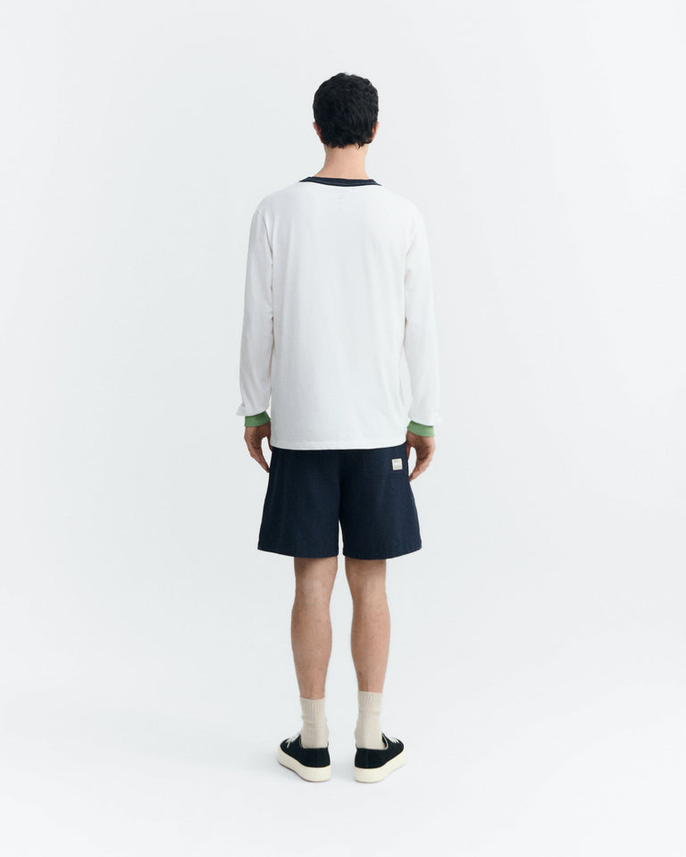 Camiseta manga larga puños verdes Emilio R sostenible - 4