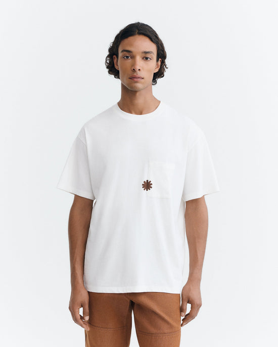 Camiseta blanca bolsillo sonne Aaron sostenible - 1
