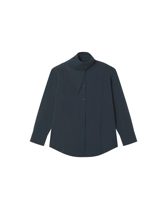 Blusa grafito Georgia sostenible - silueta 1