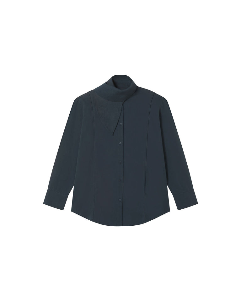 Blusa grafito Georgia sostenible - silueta 1