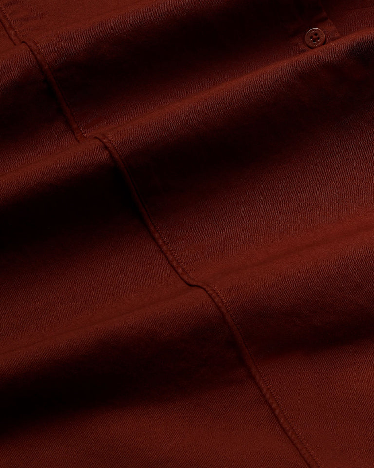 Blusa marrón Georgia sostenible - silueta 2