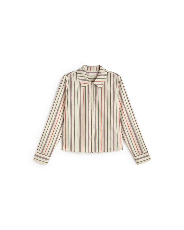 Blusa rayas multicolor Duna sostenible silueta - 1