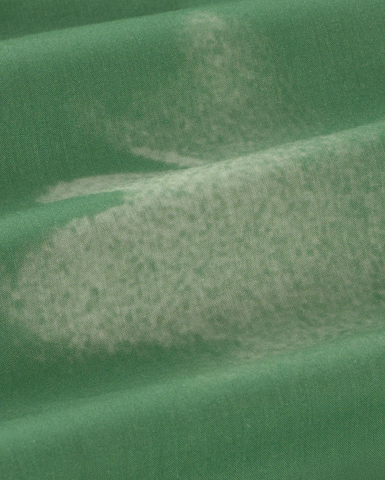 Vestido largo verde tipia Sunniva sostenible silueta - 2