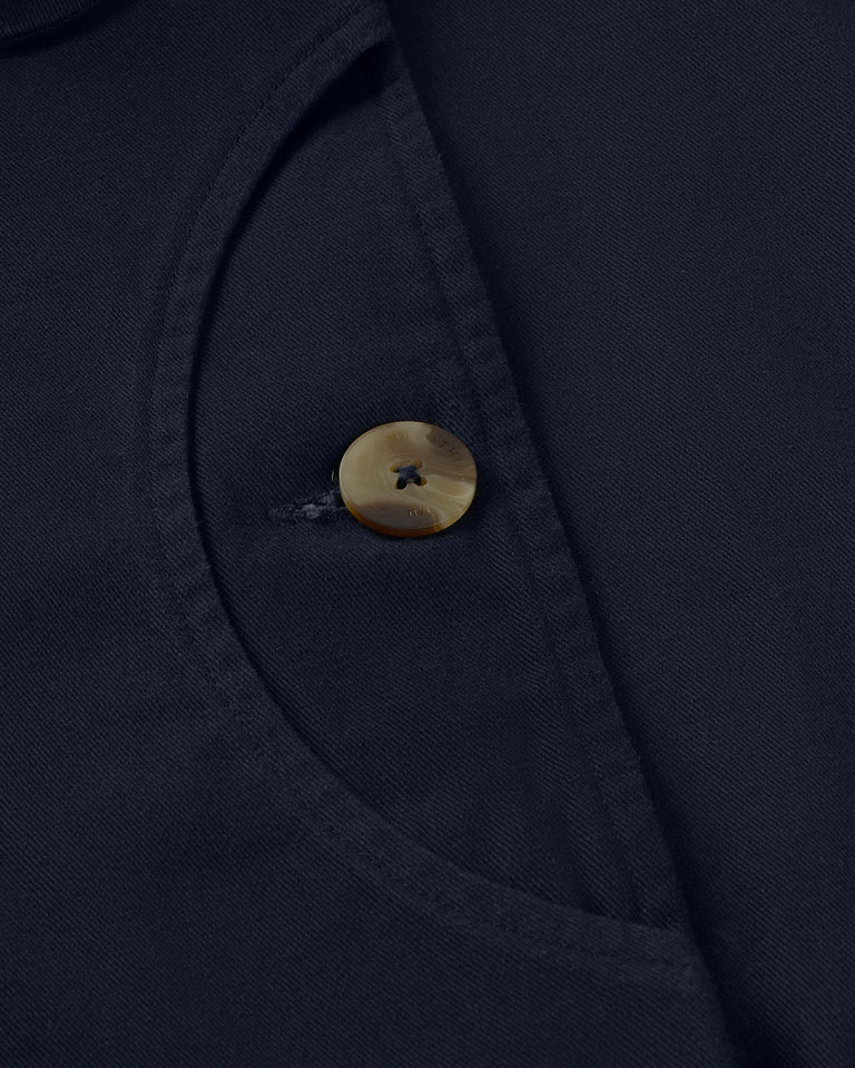 Chaqueta oversize navy Norma sostenible silueta - 2