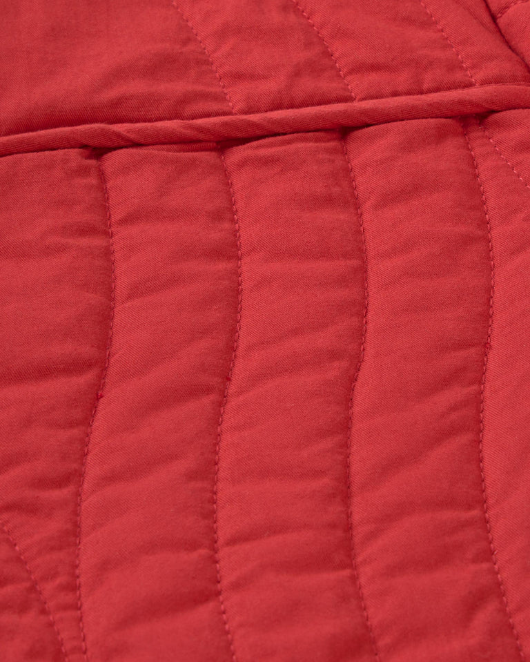 Chaqueta acolchada roja Ayo sostenible silueta - 2