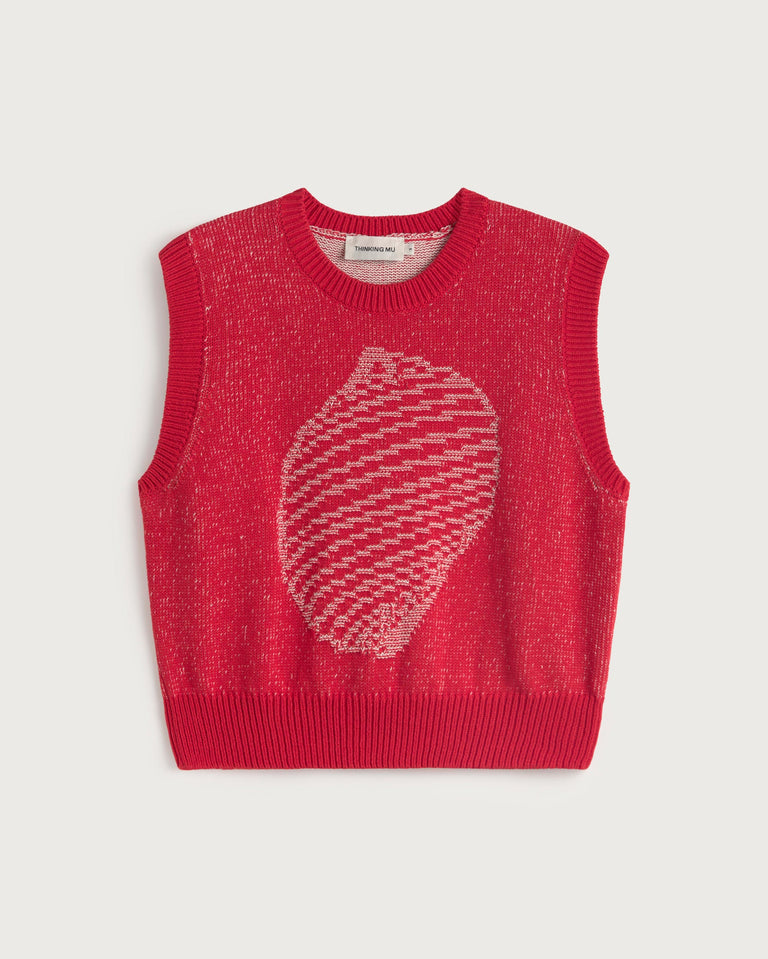 Chaleco punto shell Aria sostenible silueta - 1