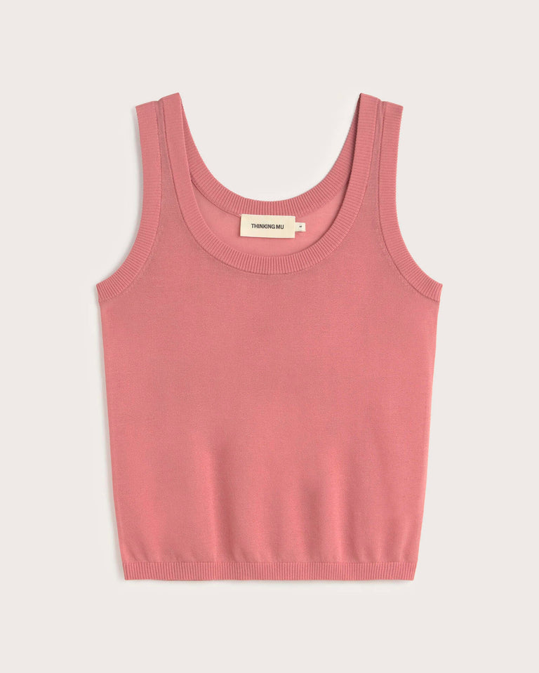 Top punto rosa semitransparente Nocta sostenible silueta - 1