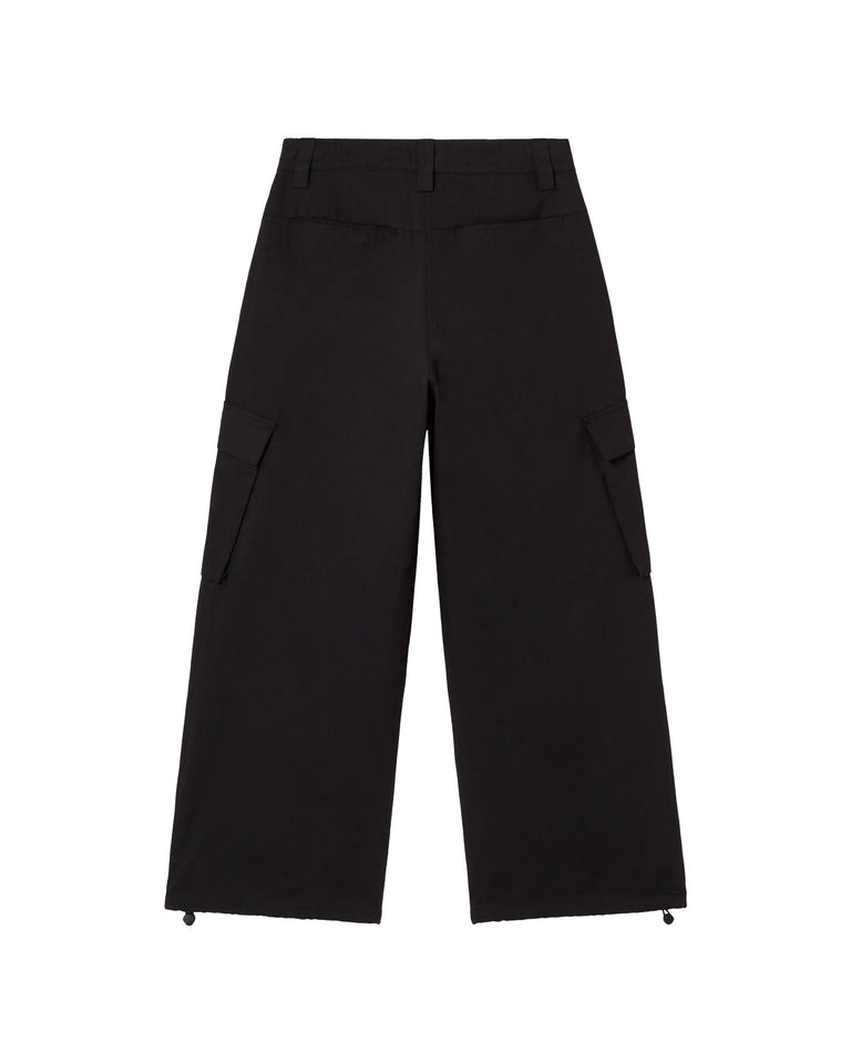 Pantalón negro Val sostenible - silueta 2