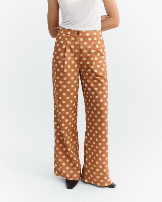 Pantalón wide leg estampado lunares Manolita sostenible - 2