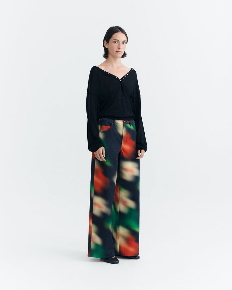 Pantalón wide leg bloom Hedda sostenible - 1