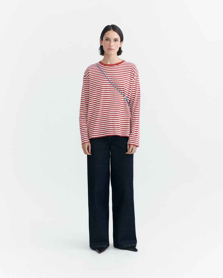 Jeans wide leg azul Hedda sostenible - 1