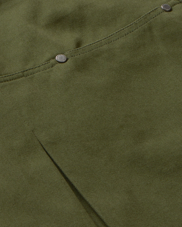 Falda verde Mabel sostenible- silueta 2