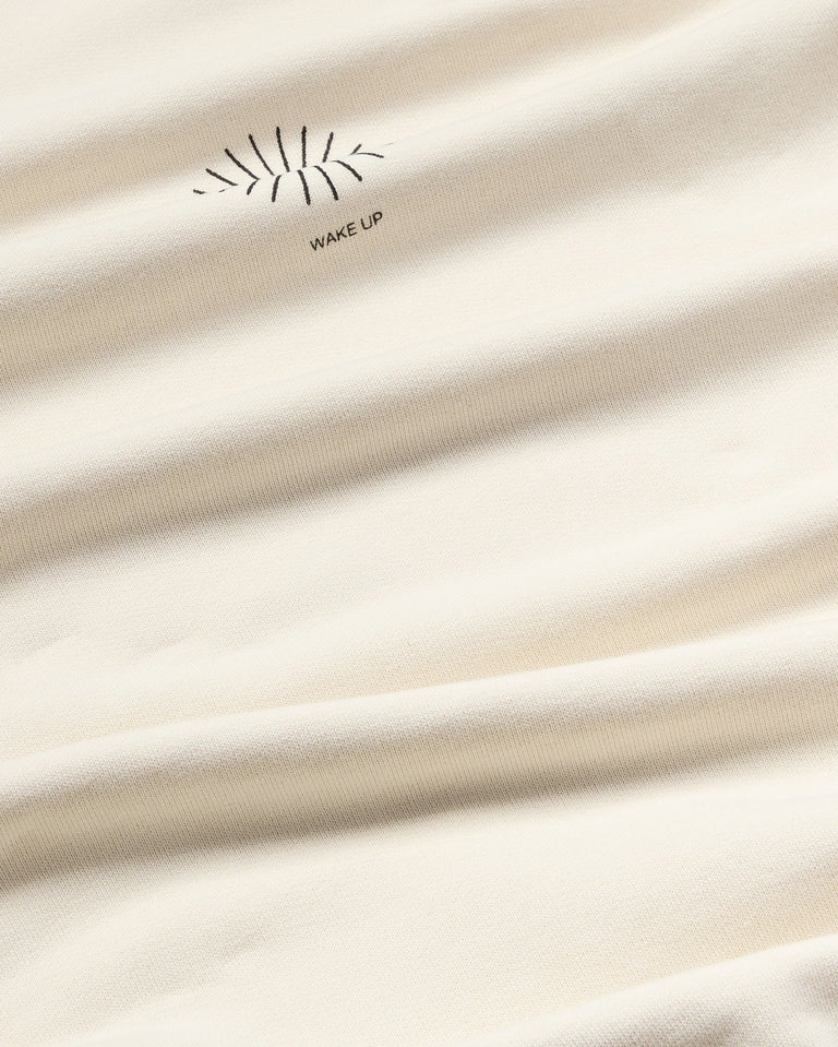 Sudadera blanca soleil Fantine sostenible - silueta 2