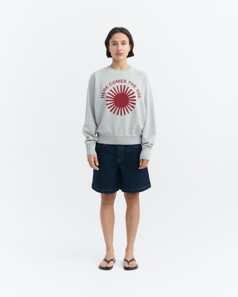 Sudadera retro sol Bonnie sostenible - 1