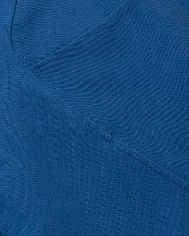 Chaqueta azul Maisie sostenible silueta - 2