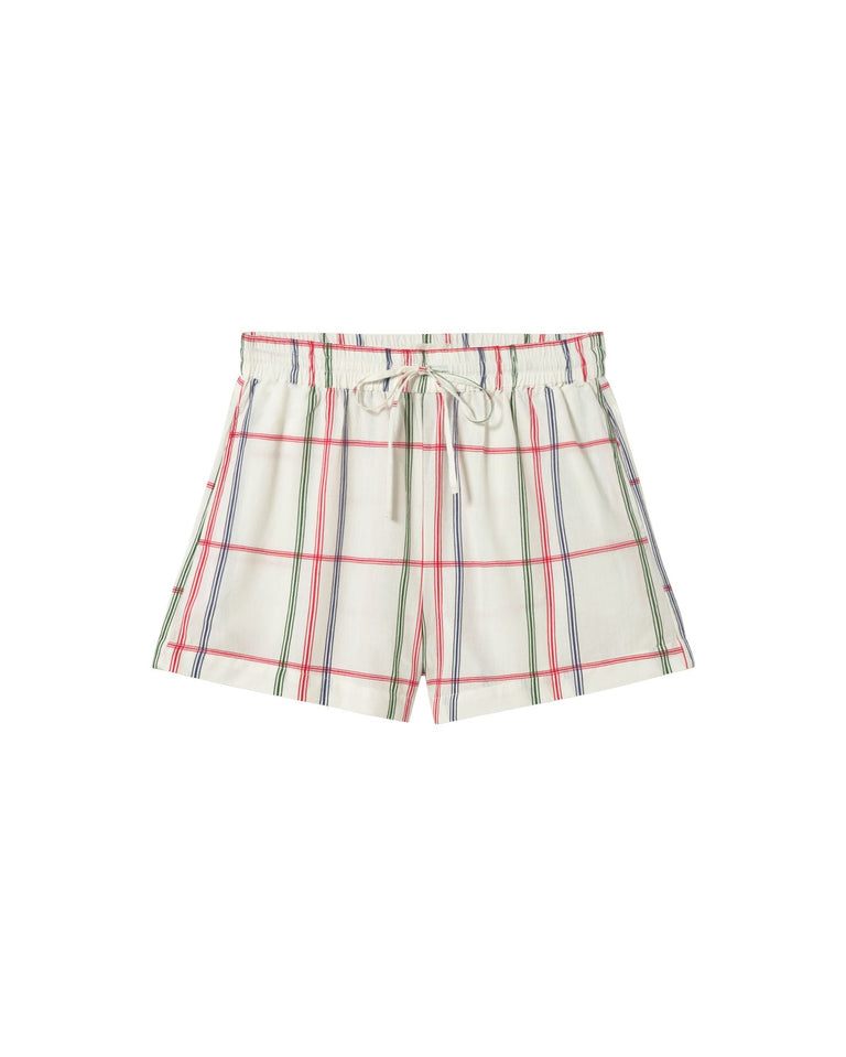 Short rayas multicolor Geranio sostenible - silueta 1