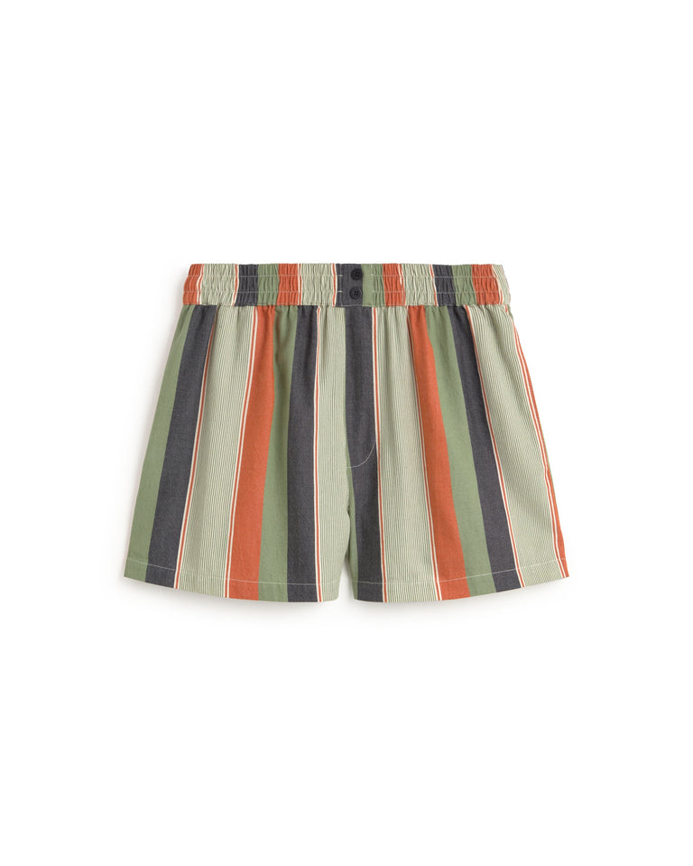 Shorts rayas multicolor Narciso sostenible silueta - 1